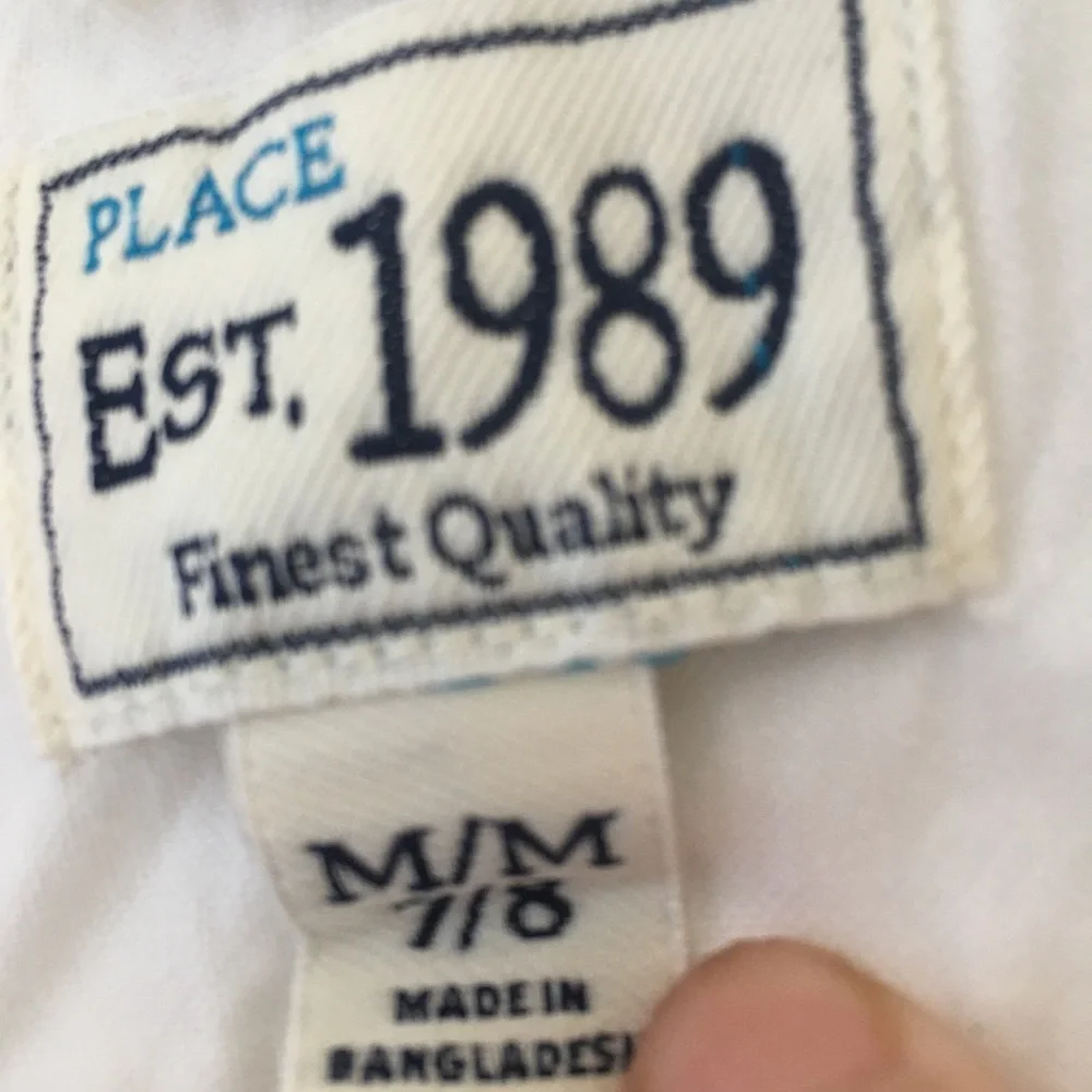 Boys place short sleeved shirt medium 7/8